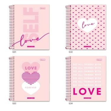 Imagem de CAD ESC 1 4 80 FLS ITS LOVE - CADERSIL