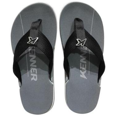 Imagem de Sandália Kenner Masculina Chinelo Nk6 Pro Cinza Conforto-Masculino