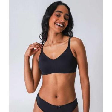 Imagem de Sutiã Sem Aro Com Bojo DelRio Preto-61030, 46, Preto