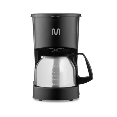 Imagem de Cafeteira Elétrica 15 Xícaras 600ml com Jarra Inox e Filtro Reutilizável 220V 600W Preto Multi - GO040
