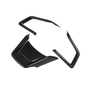 Imagem de Motoforti Acabamento de plástico ABS para volante interior para Subaru Forester Ascent SUV para Impreza for Legacy/Outback para Crosstrek 2018-2022 Padrão de fibra de carbono preto de longa duração