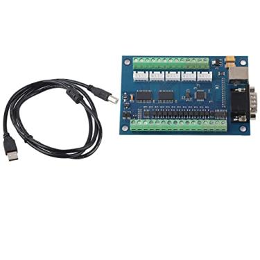 Imagem de Placa Controladora de Movimento, Placa de Separação de 5 Eixos, Quebra de Interface de Placa Controladora de Movimento CNC USB Máxima de 100kHz, Controladores de Processo