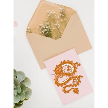 Imagem de 1 estêncil de matriz de corte de aço carbono, molde de corte de padrão de dragão colorido de aço inoxidável para álbum de fotos faça você mesmo, cartão de papel decorativo em relevo, 9,5 x 11 x 0,1 cm