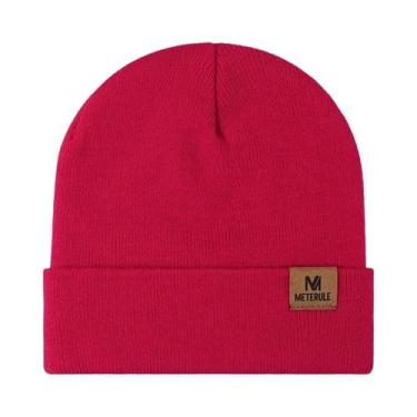 Imagem de Gorro de Malha Quente Unissex para Inverno - Ideal para Esqui, Acampam