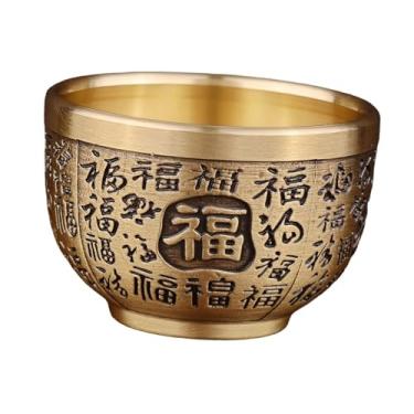Imagem de Generic Tigela de Cobre para Tesouros, Estatueta Decorativa Colecionável da Sorte, Ornamento Feng Shui para Decoração de Sala de Estar, Style a