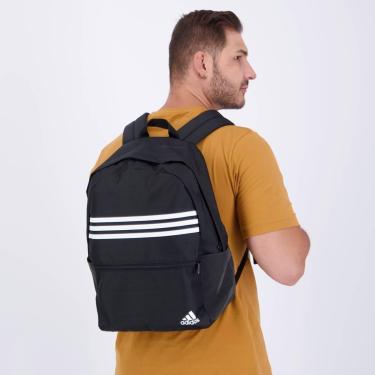 Imagem de Mochila Adidas Classica 3S Com Estojo Preta-Unissex
