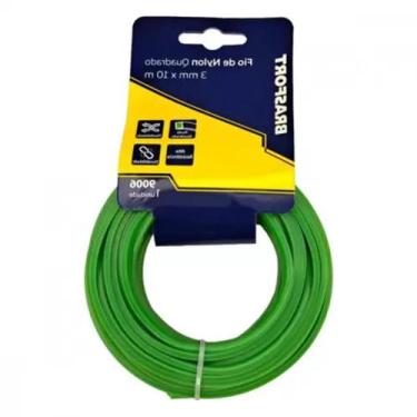 Imagem de Fio de Nylon quadrado 1,8mm x 10m brasfort  ref.9002 para cortador  de