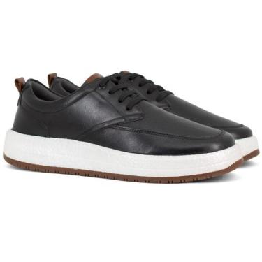 Imagem de Tênis Masculino Democrata Casual Drake Pulse Couro Elástico Calce Fáci