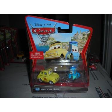 Imagem de DISNEY PIXAR CARS 2 LUIGI & GUIDO #10/11 DIECAST VHTF NEW 1:55