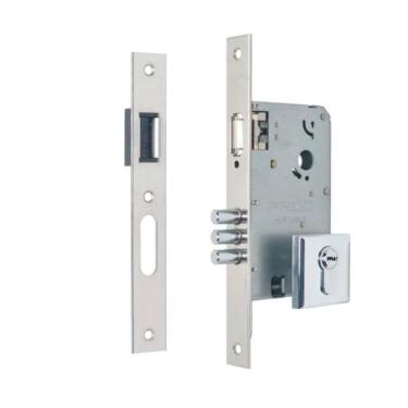 Imagem de Fechadura Pado Rolete Magnético, Multponto Euro 60Mm Cromado