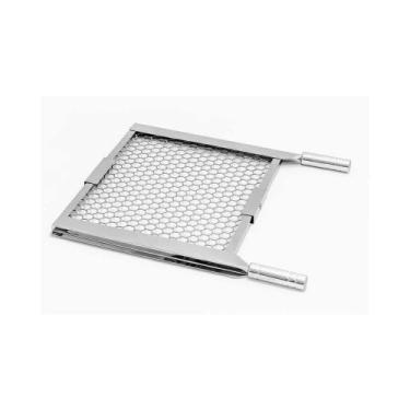 Imagem de Grelha de Inox Furo Moeda Regulável com Abas 44/49,5cm - Jotas Grill