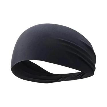 Imagem de Faixa De Cabeça Esportiva Unissex Elástica Absorvente Para Corrida, Fi