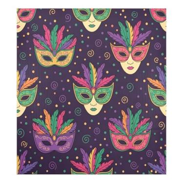 Imagem de Blueangle Máscara de carnaval para máquina de lavar louça, capa frontal para lava-louças, adesivos de eletrodomésticos, adesivos de eletrodomésticos, adesivo magnético decorativo de 58 cm C x 66 cm