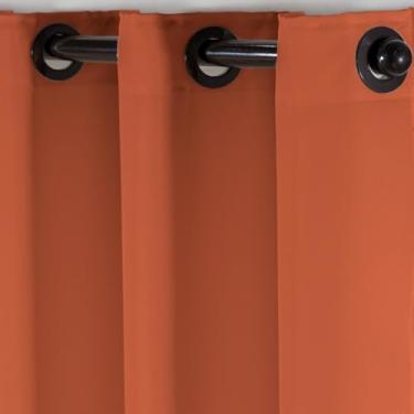 Imagem de Cortina De Pia Para Cozinha Em Oxford para Proteção Contra Splashes, Complementa Decoração Clássica e Moderna, Facilita Limpeza do Ambiente(Terracota,1,40x0,80)