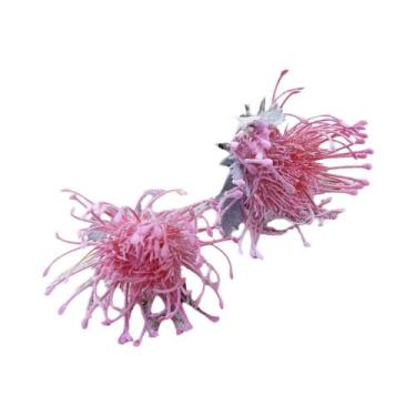 Imagem de Flores Artificiais Garra De Caranguejo, Ramo Curto Com 2 Pontas, Guirl