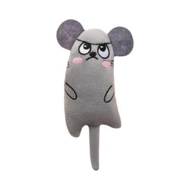 Imagem de Brinquedos De Pelúcia Em Forma De Gato E Cachorro Resistentes a Mordid