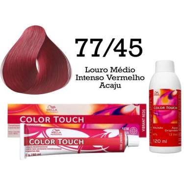 Imagem de Tonalizante Color Touch 77.45 Louro Médio Intenso Vermelho Acaju Emuls