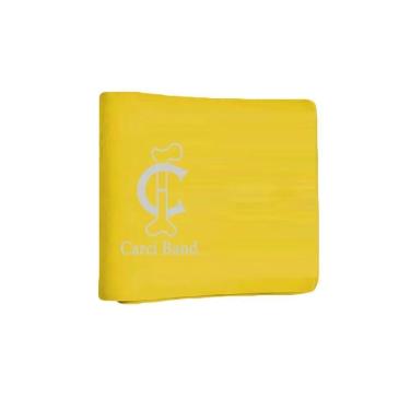 Imagem de Faixa Elástica Carci Band Amarelo Resistência Extra Leve 1,5M - Exercícios E Fisioterapia de Reabili-Unissex