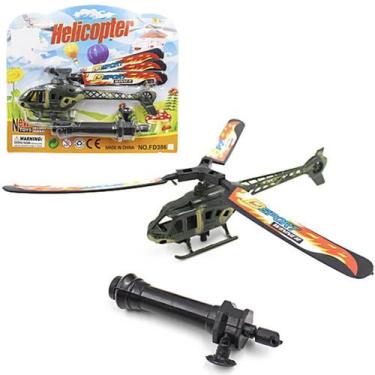 Imagem de Helicoptero Com Lancador A Corda Militar Helicopter - Cim-toys