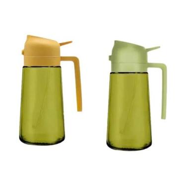 Imagem de Garrafa Dispensadora De Azeite Com Função Spray E Dosador Para Cozinha