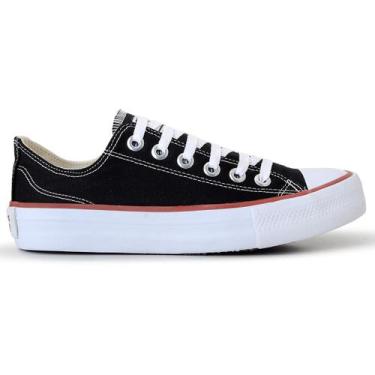 Imagem de Tênis Casual Masculino Feminino NS Star Conforto e Estilo, 35, Preto