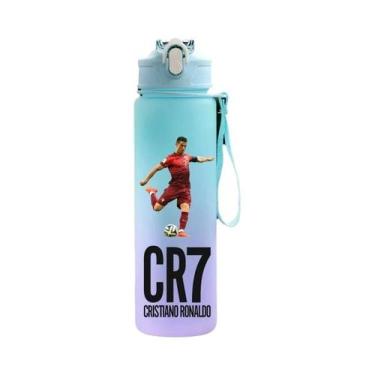 Imagem de Copo De Água Portátil De Grande Capacidade CR7 Cristiano Ronaldo Garra