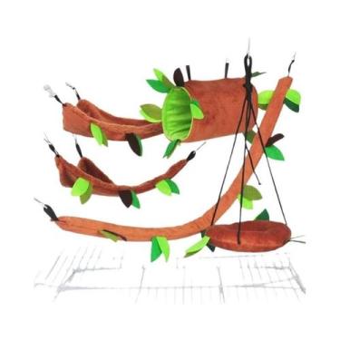 Imagem de Conjunto De Rede De Algodão Para Hamster, Ratos, Roedores, Porquinhos-