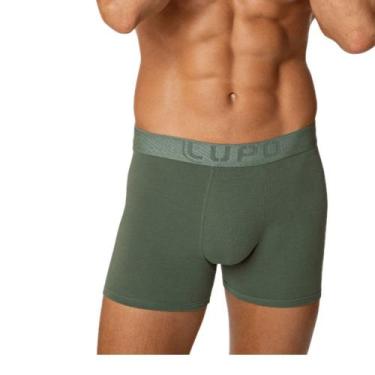 Imagem de Cueca Lupo Boxer Algodão com Elastano 784-069, Cacto, G