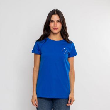 Imagem de Camiseta Baby Look Oficial Cruzeiro Classic Algodão-Feminino