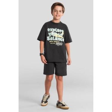 Imagem de Bermuda infantil menino em moletinho Brandili-Masculino