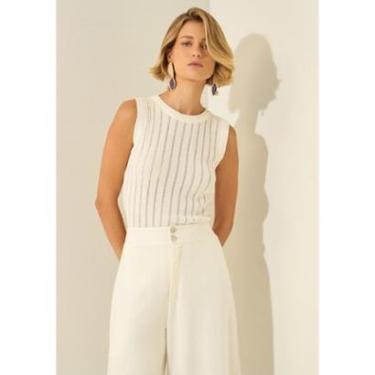 Imagem de Blusa Regata Justa Em Malha Tricô-Feminino