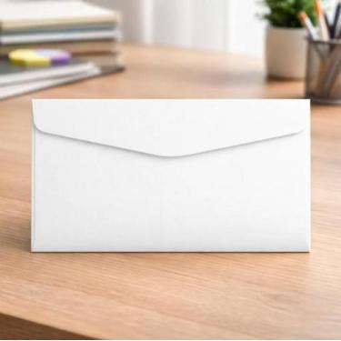 Imagem de Envelope Oficio Branco A5 114x229mm Offset90g 100u - LRV Pack