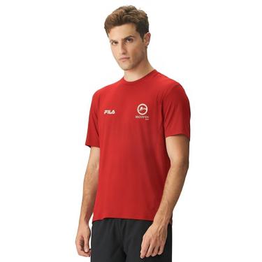 Imagem de Camiseta Fila Regular Premium Rio Open 26 Vermelha-Masculino