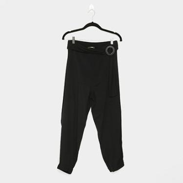 Imagem de Calça Forum Saruel Cinto Cintura Alta Feminina-Feminino