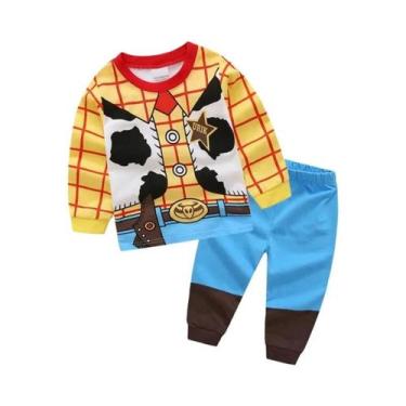 Imagem de Conjuntos De Pijamas Toy Story Para Crianças Woody Buzz Lightyear Roup