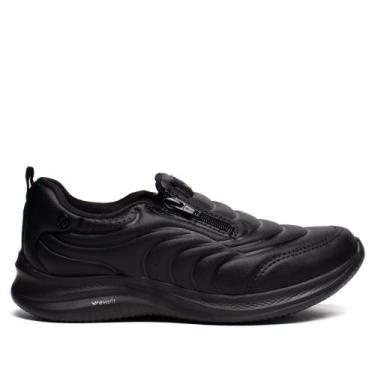 Imagem de Tênis Feminino Kolosh EVAFit Calce Fácil Preto, Preto, 37