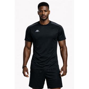 Imagem de Camiseta Kappa Athens Masculina 100% Poliéster Manga Curta