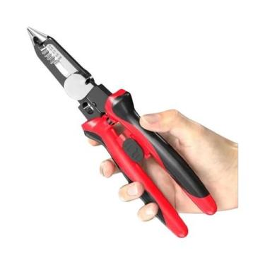 Imagem de Alicate Multifuncional Para Desencapar Fios E Cortar Cabos Elétricos -