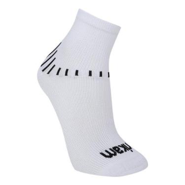 Imagem de Meia Rikam Cano Baixo Compressão, Branco, 39/43