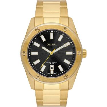 Imagem de Relógio Orient Masculino Dourado Minimalista Mgss1265 P1kx