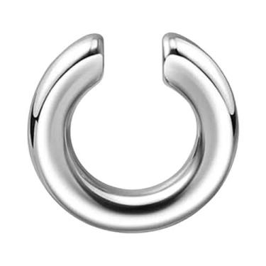 Imagem de Brincos De Pressão Masculinos Em Formato C Exagerado, Estilo Piercing 