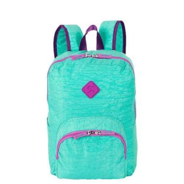 Imagem de Mochila Sestini Happy Crinkle 2 Double Azul - Turquesa, Azul