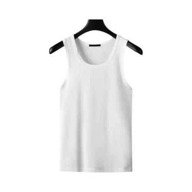 Imagem de Camiseta Sem Mangas De Secagem Rápida Para O Verão Masculina, Roupas D