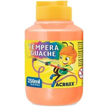 Imagem de Tinta Tempera Guache 250ml Amarelo Pêssego 538 Acrilex TINTA TEMP.GUAC