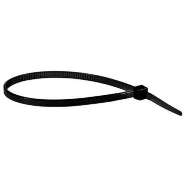 Imagem de Abraçadeira de Plástico Preta 300 x 4,8mm c/ 100 Unidades SPARTA 45565