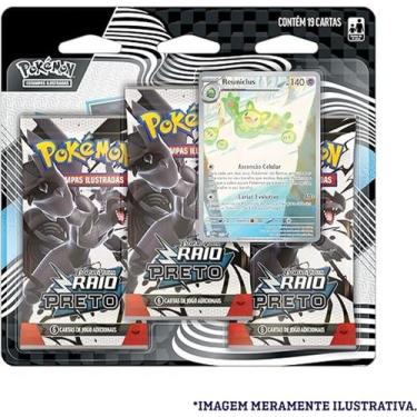 Imagem de Pokémon TCG, Blister Triplo Pokémon EV10.5 Fogo Branco ou raio preto -