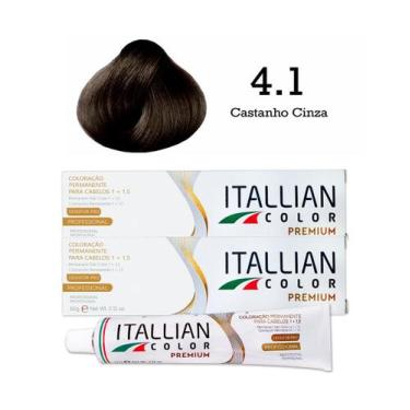 Imagem de 2 Unidades Coloração Itallian Color 4.1 Castanho Cinza - Itallian Hair