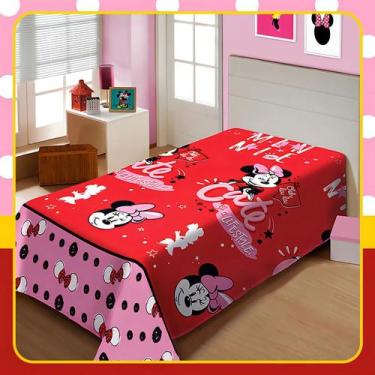 Imagem de Manta disney fun minnie mouse - 1,50 x 2,00 - vermelho - jolitex