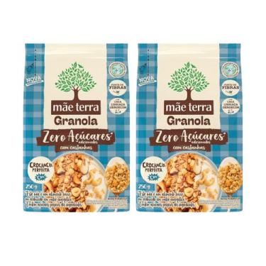 Imagem de Kit Granola Com Castanhas Zero Açúcar Vegana - Mãe Terra 2 Unidades 25