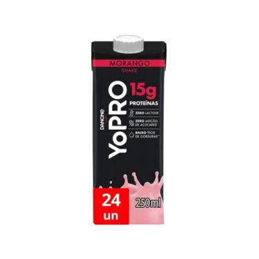 Imagem de Kit Bebida Láctea UHT Proteica com 15g de Proteína - YoPRO Morango 24 
